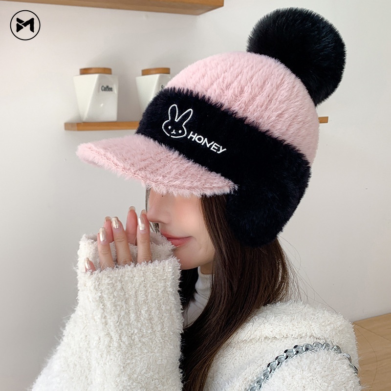 Nón Len Che Tai Giữ Ấm Thời Trang Mới 2023