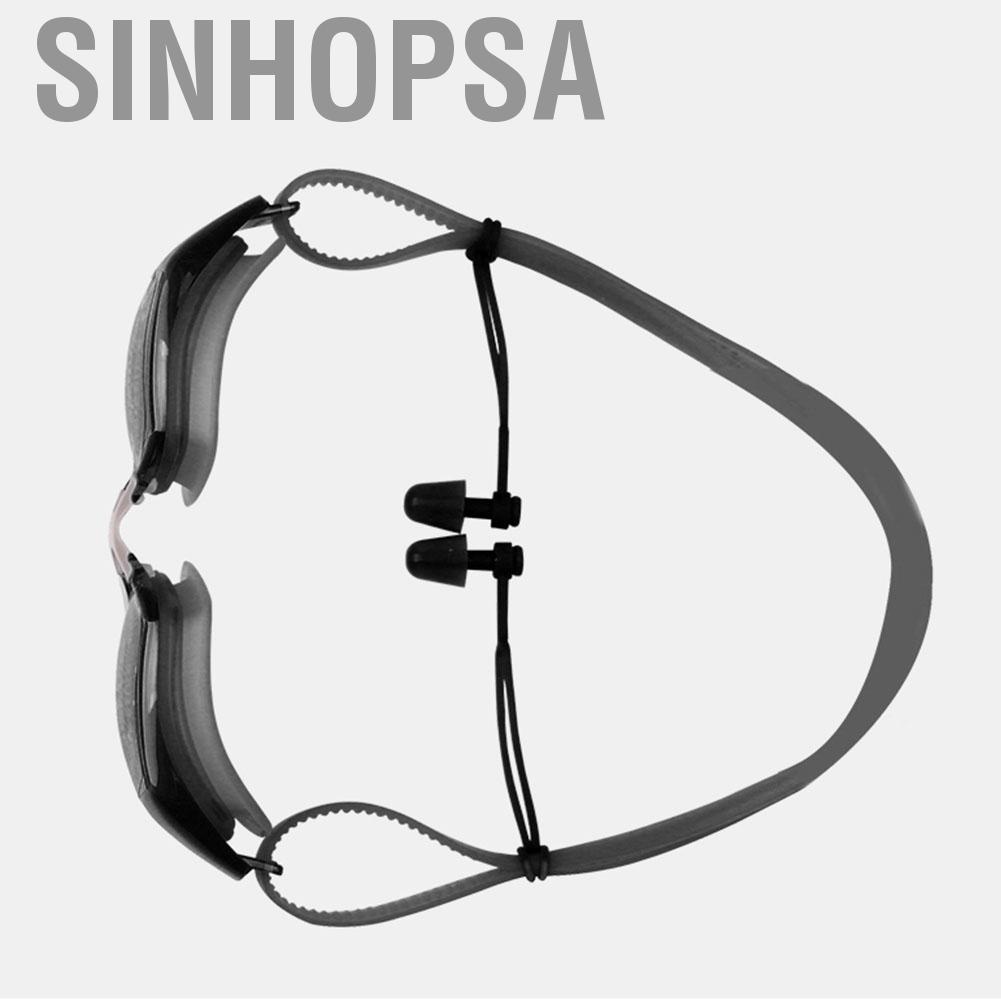 Sinhopsa Anti-lost Swimming Earplugs Waterproof Noise Reduction Soft Silicone EarPlugs with Rope for Sleeping Ears Protection