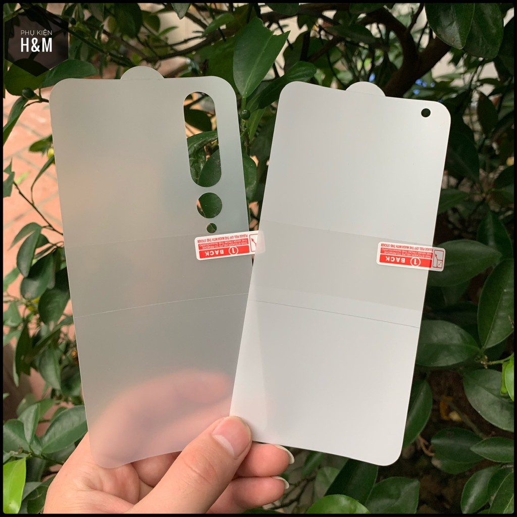 Miếng Dán Dẻo PPF Cho Xiaomi Mi 10 / Mi 10S / Mi 10 Lite / Mi 10 Pro / Mi 10 Ultra - PPF 3 Lớp Chống