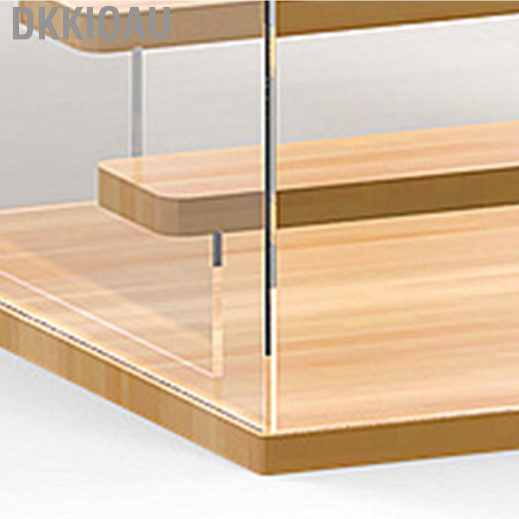 Dkkioau Clear Action Figure Storage Box  Acrylic Blind Showcase Dustproof for Displaying Hand Toys