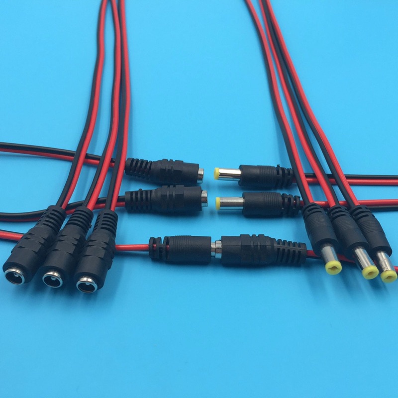 Dây nguồn DC 5.5*2.1mm dài 25cm / 29cm / 30cm - Jack DC 12V 5.5x2.1mm