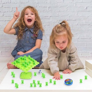 Funny Frog Balance Tree Toy Multiplayer Interactive Educational Desktop Game Gift Learning Toys For Kids