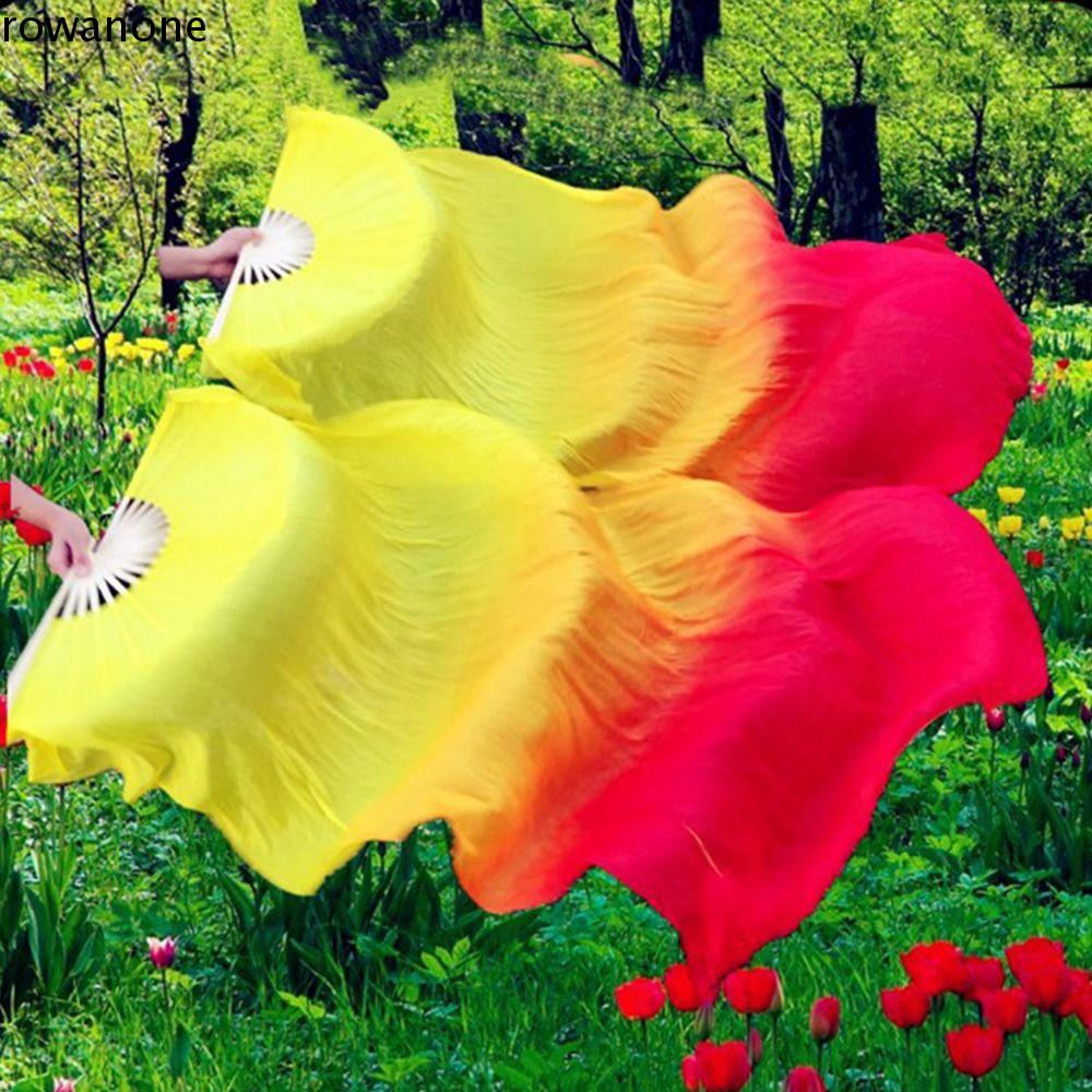 Quạt Múa Bụng Dài 150cm Bằng Lụa Giả rowan1