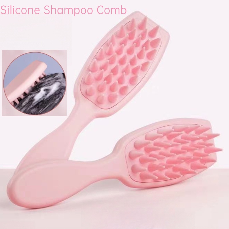 Lược gội đầu silicon massage da đầu