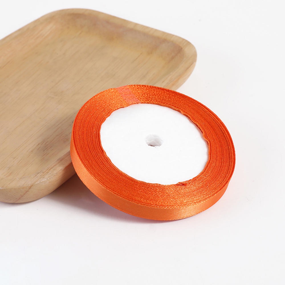 Cuộn Dây Ruy Băng 10mm Bằng Vải satin Dùng Trang Trí Tiệc Cưới / Giáng Sinh