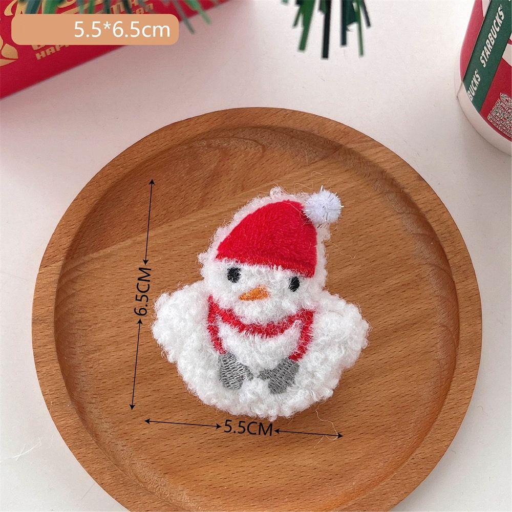 Ghim Cài Áo Hình Ông Già Noel / Cây Thông / Người Tuyết Bằng Lông Nhung Thời Trang