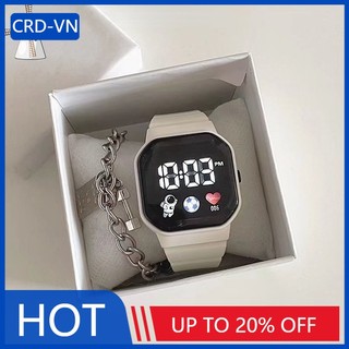 Đồng hồ nam nữ Led LP22 kiểu dáng phi hành gia dây cao su êm tay thời trang cá tính