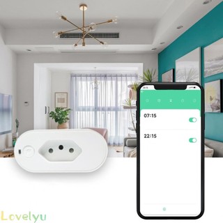⭐LOVE⭐ Tuya WiFi For Zigbee Smart Plug 16A Brazil Socket with Overload Protection