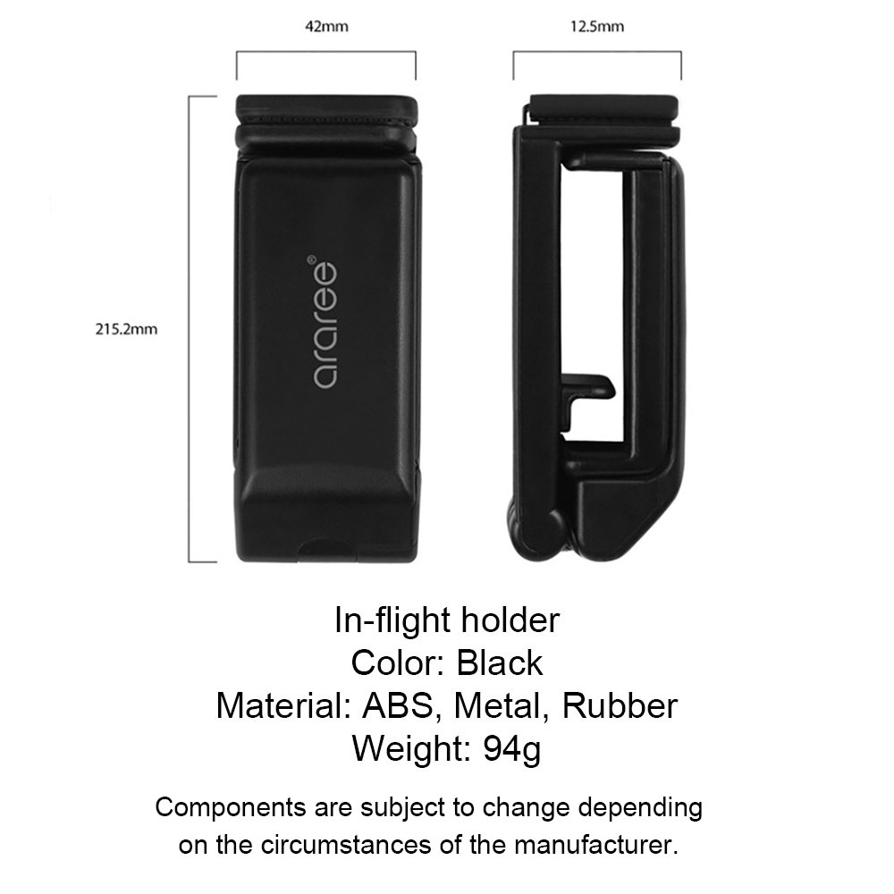Araree In-Flight Holder Portable Multi-Purpose Smart Phone Air Plane Mount Korea