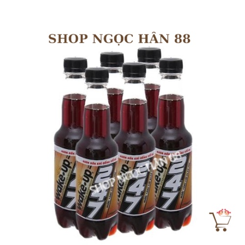 Lốc 6 Chai Nước Tăng Lực Wake up 247 Vị Cafe 330ml