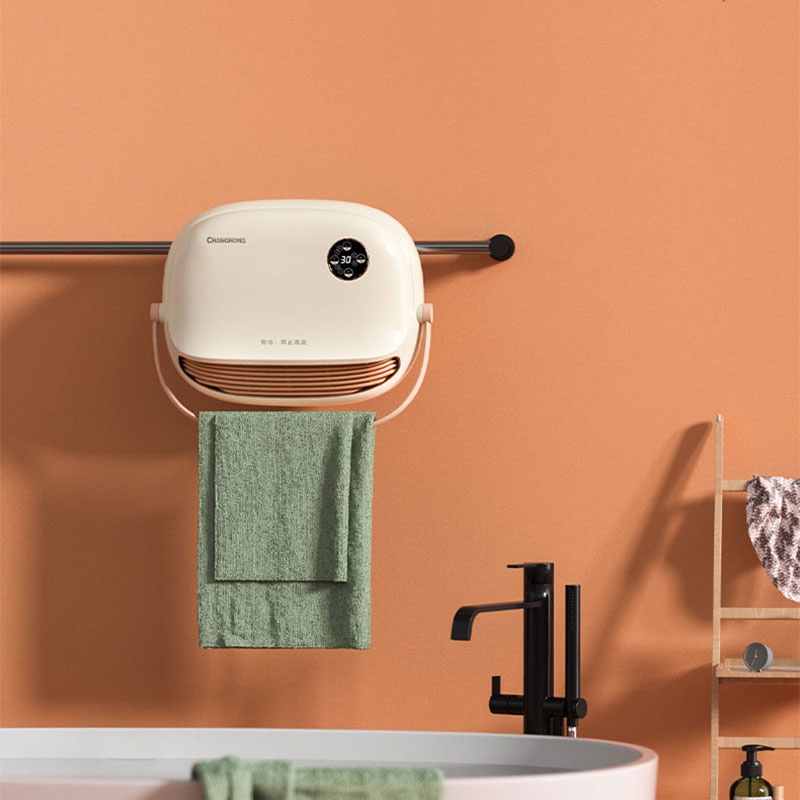 JIASHI Máy Sưởi Phòng Tắm, Máy Sấy Tóc Đa Năng Treo Tường Phòng Tắm Gia Đình Làm Nóng Nhanh