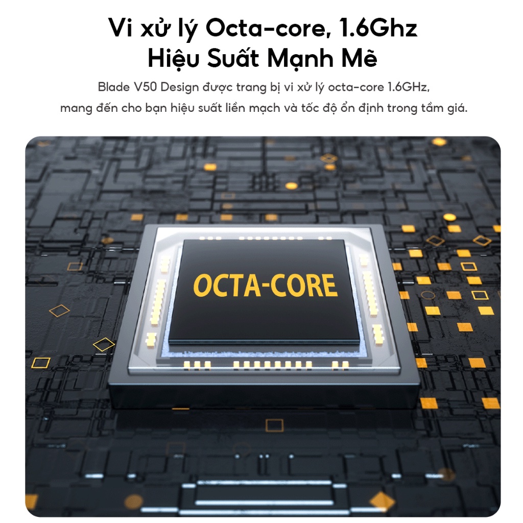 Điện Thoại ZTE Blade V50 Design | 16GB/128GB | 6.6'' Full HD+ | Octa Core 1.6GHZ | 5000mAh 22.5W  | Chính Hãng