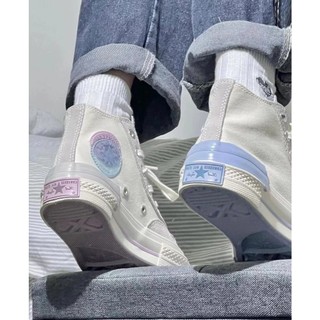 Converse giày thể thao cổ cao chất liệu canvas thời trang cho nam nữ # 8