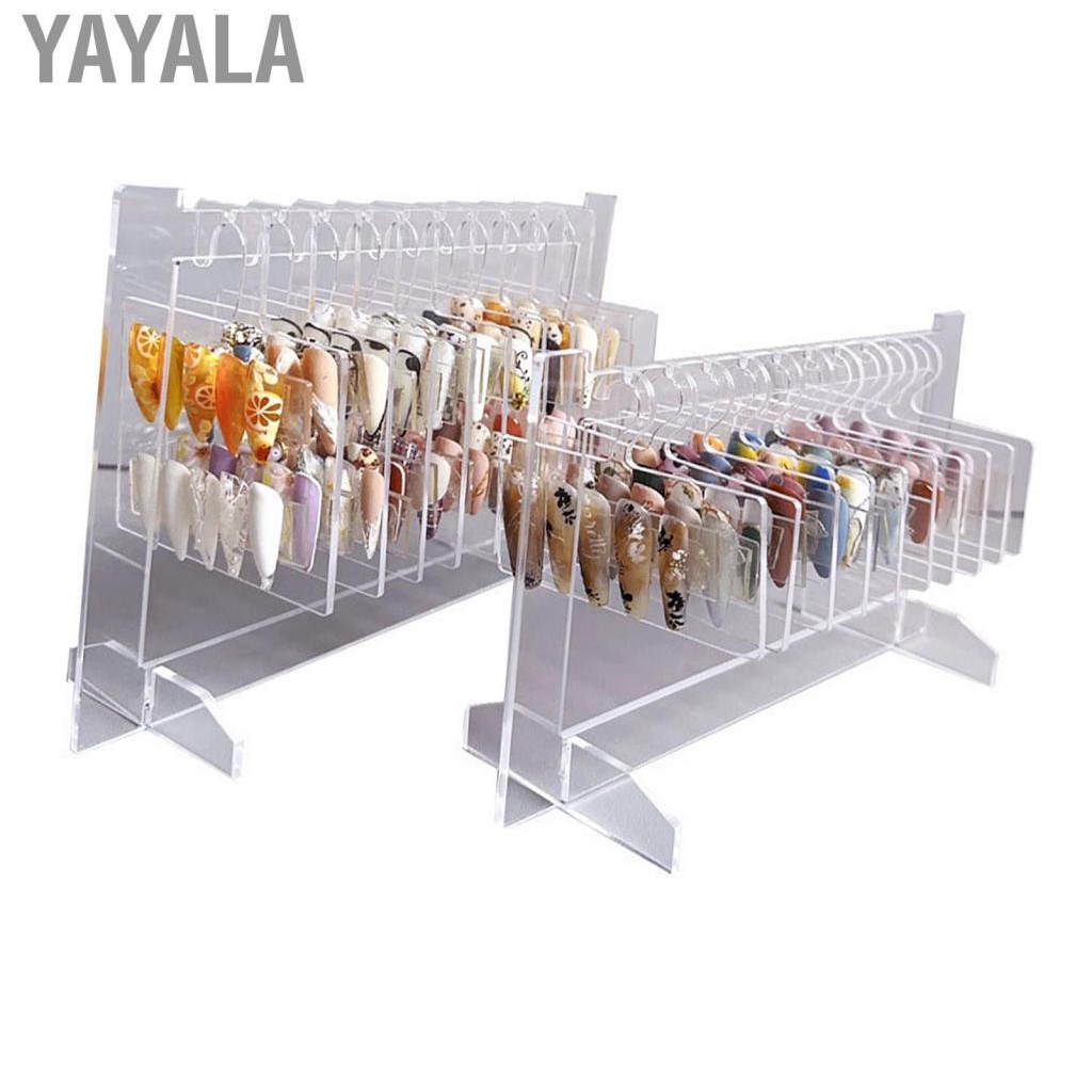 Yayala Hangers Nail Display  Hanger 10pcs Acrylic Hanging for Organizer