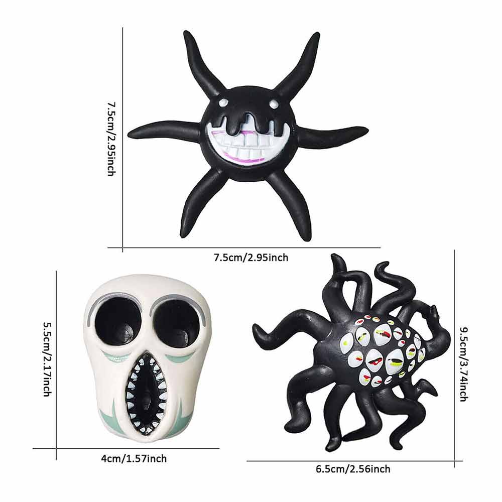 9Pcs ROBLOX GAME DOORS Action Figures Screech Glitch Monster Toy Models Gift