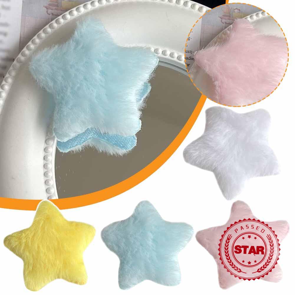 Kẹp Tóc Thời Trang Hình Ngôi Sao Lông Nhung Dễ Thương Xinh Xắn y2k u0f6