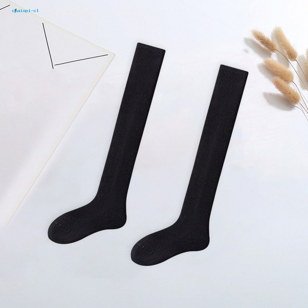Chaiopi Vớ Dài Qua Mắt Cá Chân Mềm Mại Co Giãn Thoáng Khí Chống Trượt Giữ Ấm Mùa Đông Cho Nam Nữ