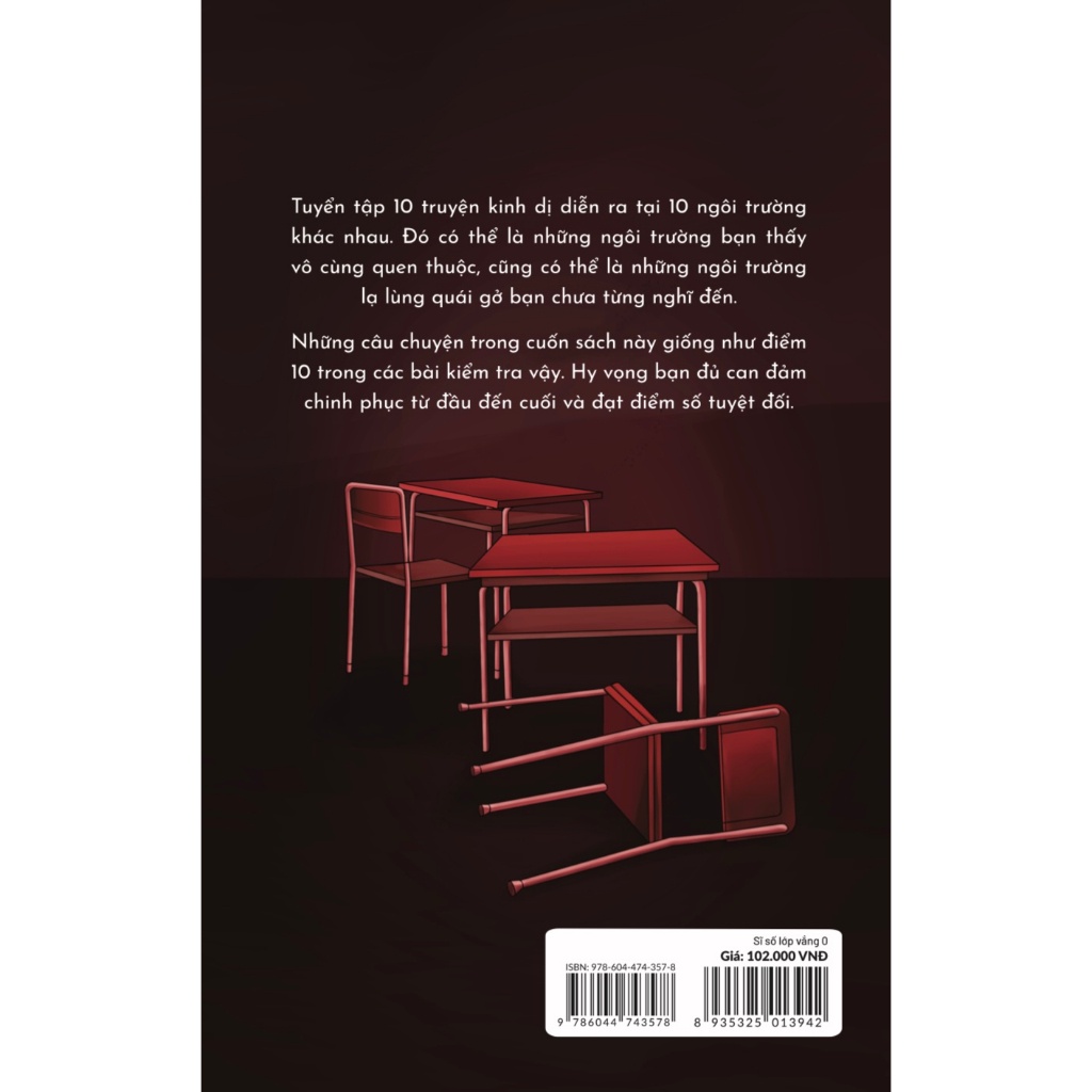 Truyện Ngắn Kinh Dị: Sách Sĩ Số Lớp Vắng 0 - Emma Hạ My - AZ