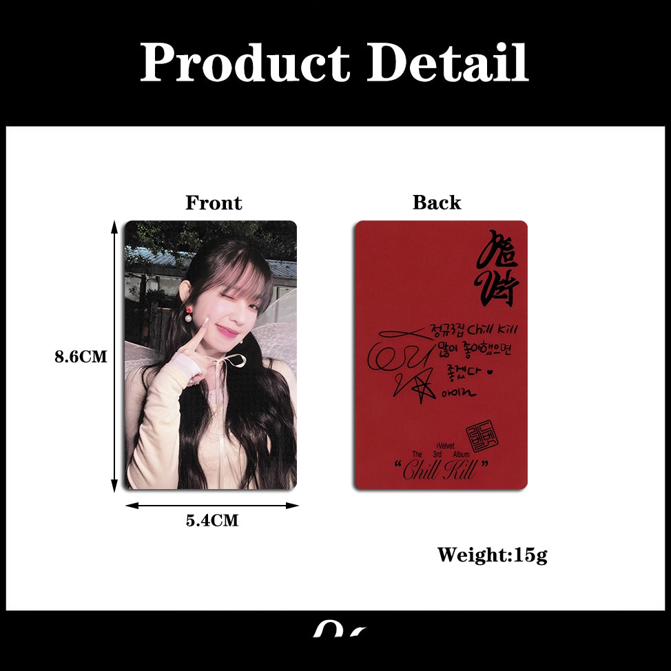 Album Ảnh Nhóm Nhạc red velvet Thẻ
