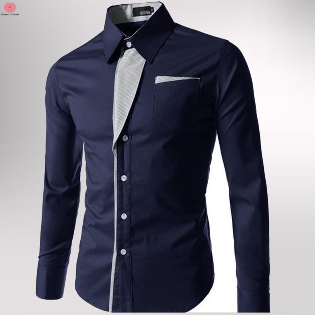 Áo Sơ Mi Nam Dài Tay Dáng Ôm