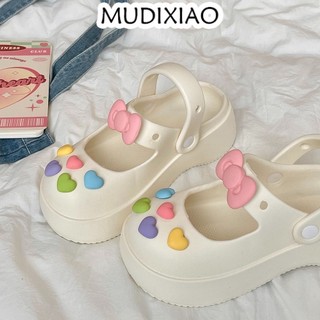 Mudixiao dép nữ dép bánh mì nữ dép cross 2023new jun0605