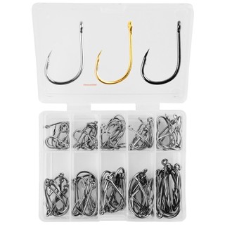 Set 100 Lưỡi Câu Cá Bằng Thép Carbon