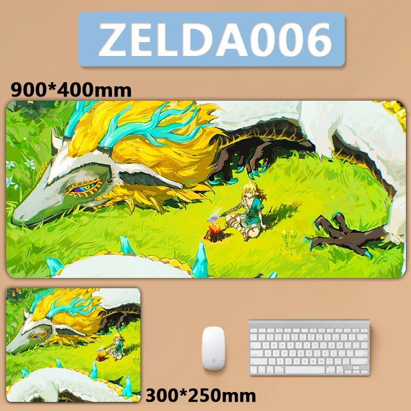 Miếng Lót Chuột Chơi game the legend of zelda Có Thể Giặt Được