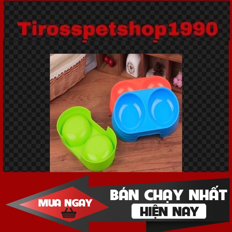 [❌GIÁ SỈ❌] BÁT NHỰA ĐÔI CAO CẤP CHO THÚ CƯNG ❤️ ❤️