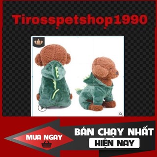 [❌GIÁ SỈ❌] Quần áo chó mèo giá rẻ khủng long - Áo cho thú cưng ❤️