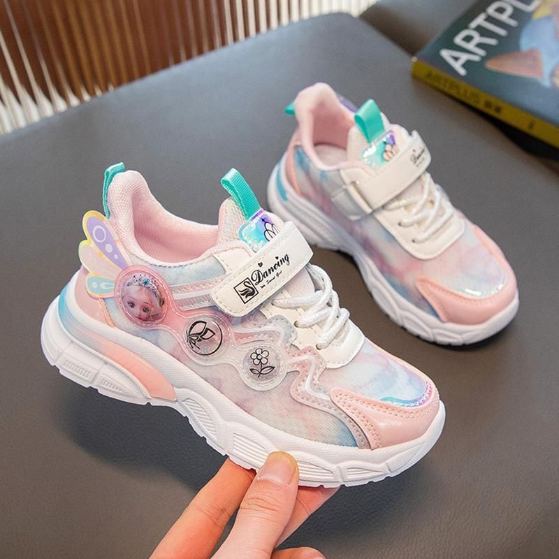 Giày thể thao bé gái  giày công chúa elsa cho bé Quảng Châu full box