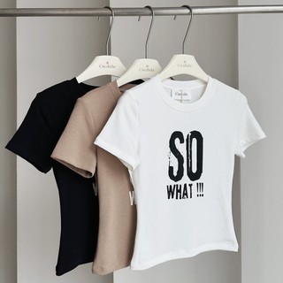 Áo thun croptop COCOBEBE SO WHAT