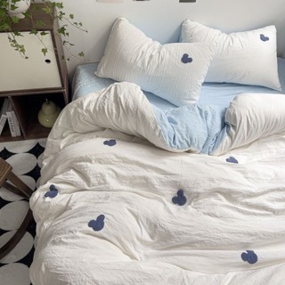 Bộ chăn ga gối REE Bedding CTD249 M3 XD MIX TRẮNG nhiều màu đủ size giường nệm
