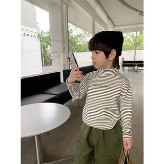 (𝑯𝒂̀𝒏𝒈 𝒄𝒐́ 𝒔𝒂̆̃𝒏 - Ảnh thật) Áo kẻ So Happy cho bé