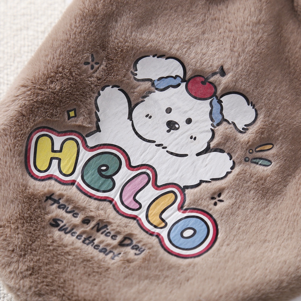 Áo hoodie Họa Tiết Hoạt Hình Thời Trang Thu Đông Cho Thú Cưng Sự Bảo Vệ