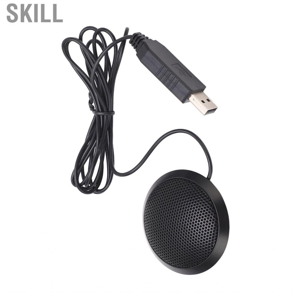 Skill USB Conference Microphone  360° 10ft Pickup Portable Compact Size for Online Class Meetings