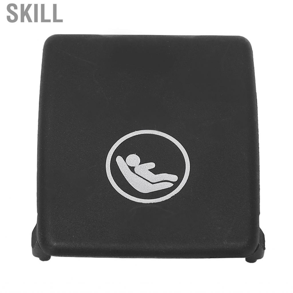 Skill Rear Child Seat Safe Anchor ISOFix Cover 31685072 Replacement for S90 V90 S60 V60 XC40 XC60 Black