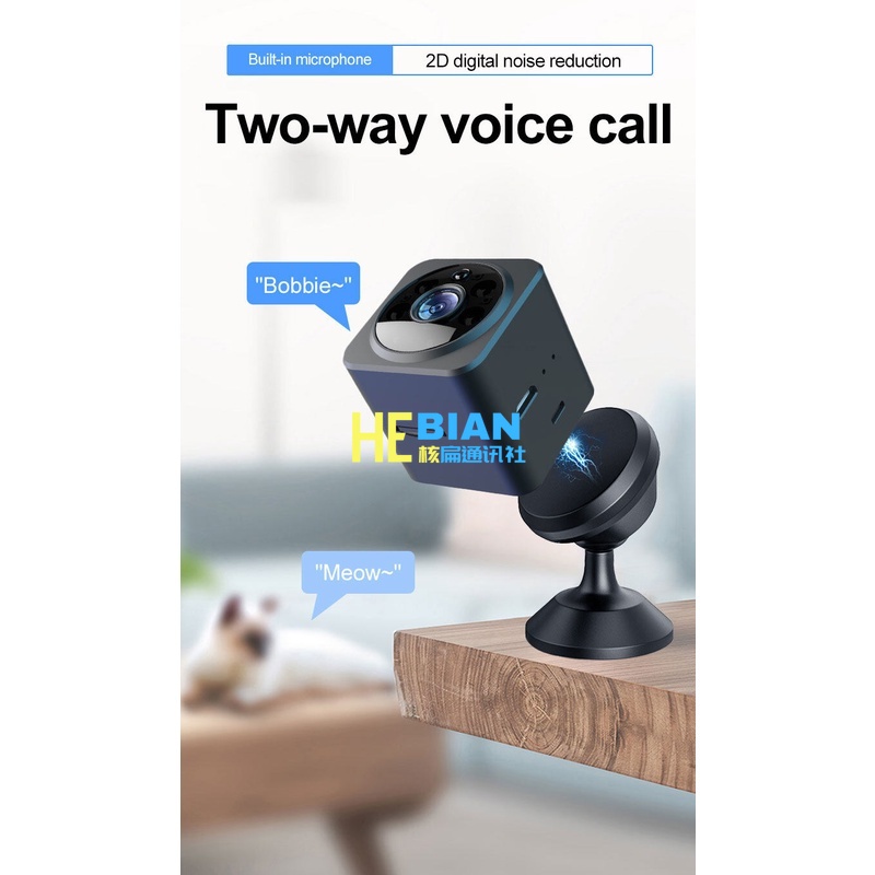 Camera mini Không Dây as02 Phát Hiện Chuyển Động 1080p ir
