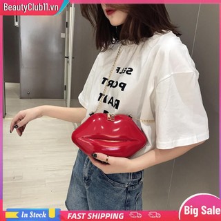 Túi Xách Nữ pvc Hình Đôi Môi