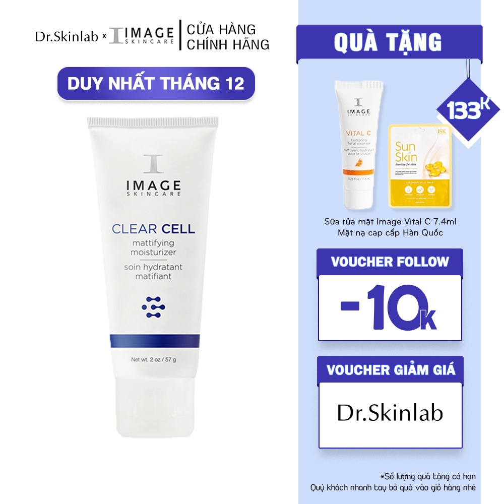 Kem dưỡng cấp ẩm, kiềm dầu, giảm mụn Image Skincare Clear Cell Mattifying Moisturizer 57g (new)