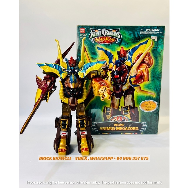 DELUXE GAO ANIMUS BANDAI  - Robot lắp ghép robot DX Gao Chúa chính hãng Bandai Mỹ