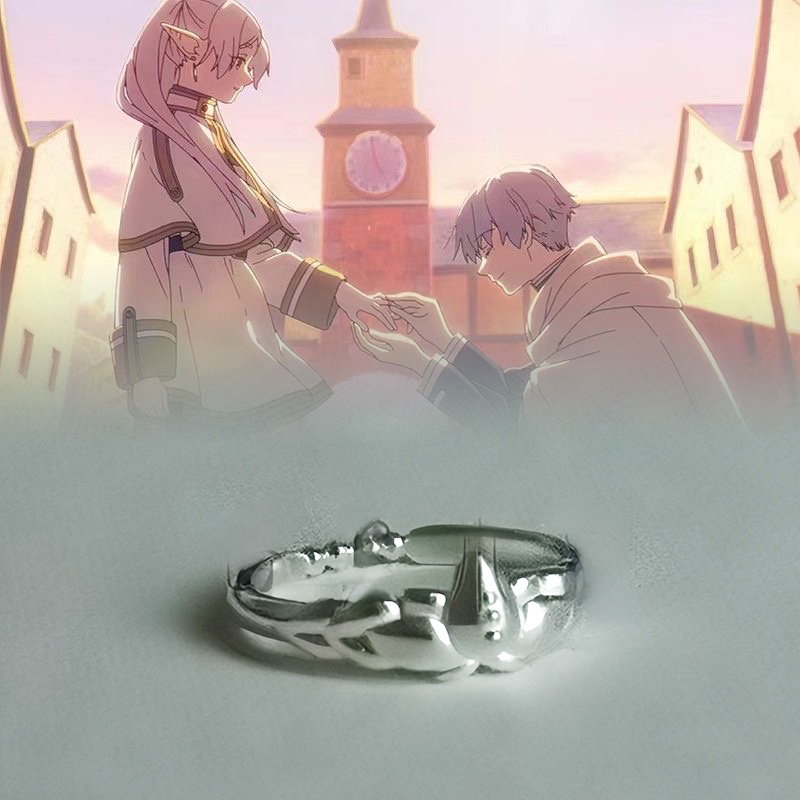 Nhẫn Kim Loại Hóa Trang Nhân Vật anime Friendren beyond Journey 'S end at the Tomorrow