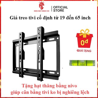 Giá treo tivi cố định hỗ trợ kích thước TV 14-65 inch đi kèm ốc vít