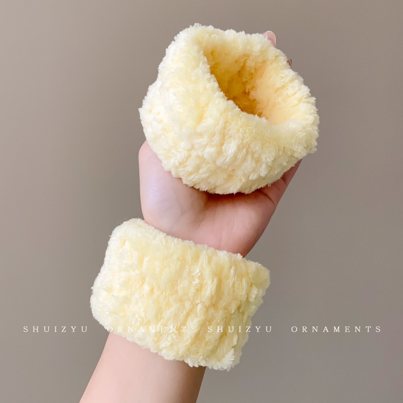 Mới Băng Đô Cài Tóc Rửa Mặt Hình Quả Dứa Vàng Dễ Thương