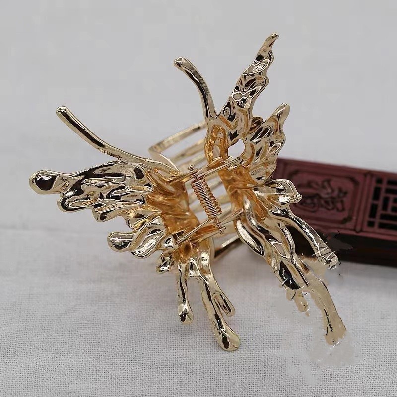 Kẹp Tóc Hình Bướm / Bằng Kim Loại Phong Cách Hàn Quốc Cho Nữ