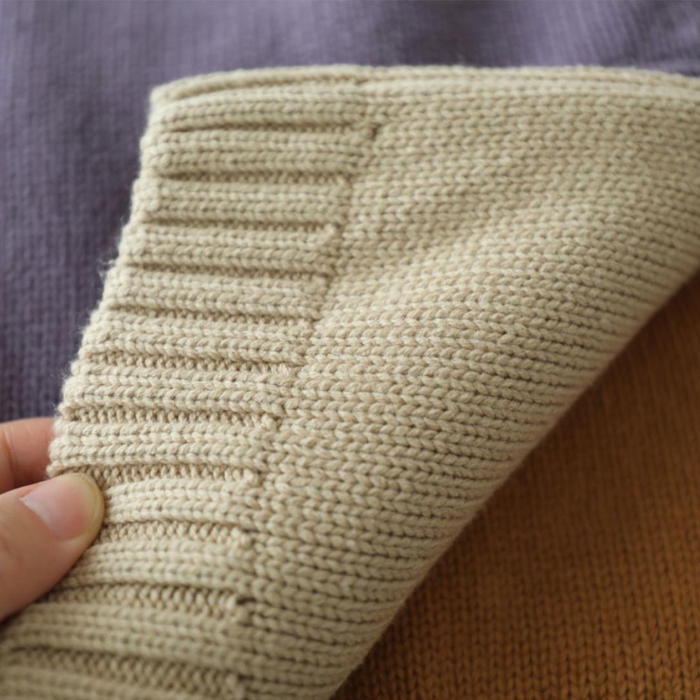 BEAR LEADER Áo sweater Cổ Tròn Dáng Rộng Thiết Kế Mới Thời Trang Mùa Thu Đông Dành Cho Bé