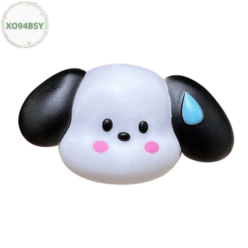 Xo94bsy Miếng Dán Silicon Hình Chú Chó Hoạt Họa 3d Dễ Thương Trang Trí Điện Thoại / Cốc Nước / Máy Tính diy Thích Hợp Làm Quà Tặng Đồ Chơi vn