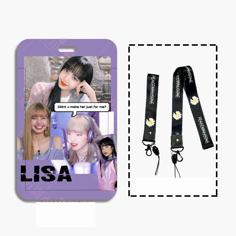 Bộ Thẻ Hình Nhóm Nhạc blackpink jisoo lisa
