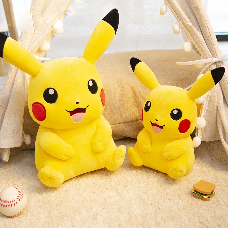 Pikachu Nhồi Bông 20 / 35 / 40cm Hoạt Hình Cỡ Lớn Đáng Yêu