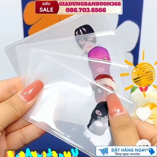 Set 10 Vỏ Bọc Thẻ Căn Cước, Vỏ Bọc Thẻ ATM, Túi Đựng Căn Cước Thẻ CARD VISIT Che Mặt Đáng Yêu Tự Tin Thể Hiện Cá Tính.