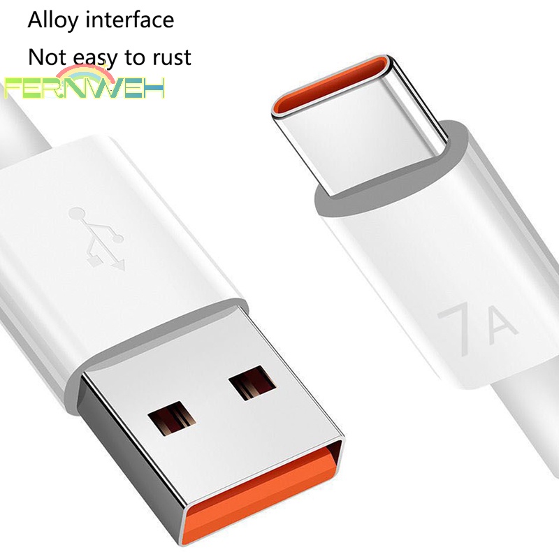 Dây Cáp Sạc usb Loại c 7a 100w Siêu Nhanh Cho huawei mate40pro nova9